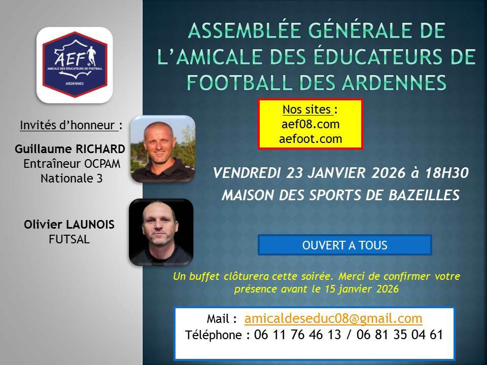ASSEMBLÉE GÉNÉRALE AEF08