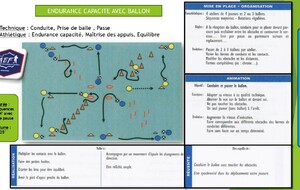TRAVAILLER L'ENDURANCE AVEC LE BALLON EN PRE-SAISON